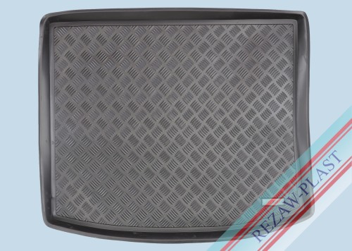 Trunk mat PE with rubber surface fits to: Jeep CHEROKEE KL 2013 - 2019
