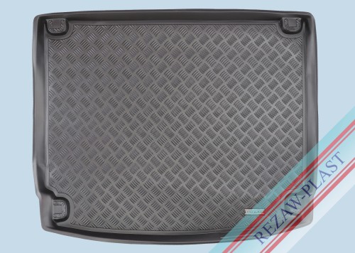 Trunk mat PE with rubber surface fits to: Porsche CAYENNE II 2010 - 2017