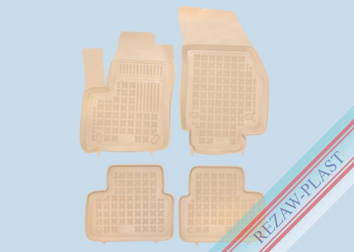 Dywaniki podłogowe beżowe pasują do: Opel MERIVA B II 2010 - 2017