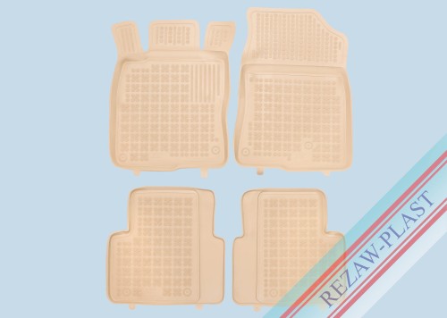 Floor mats beige fits to: Honda CIVIC X 2017 - 2021