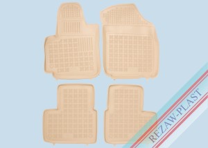 Dywaniki podłogowe beżowe pasują do: Suzuki SX4 I 2006 - 2014