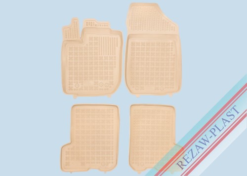 Dywaniki podłogowe beżowe pasują do: Renault DACIA SANDERO II 2012 - 2018