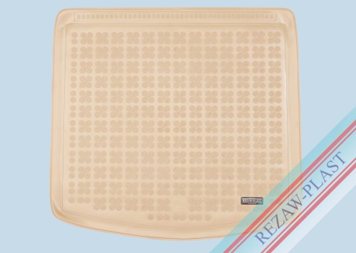 Mata bagażnika TPE (gumowa) beżowa pasuje do: Seat LEON III (MK3) ST 2014 - 2020