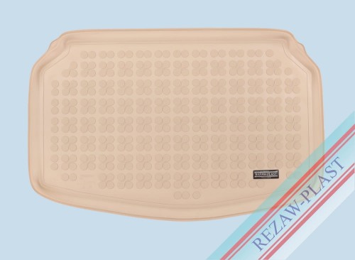Trunk mat beige fits to: Mazda 2 IV Hybrid 2022 -, Toyota YARIS IV 2020 - 2024