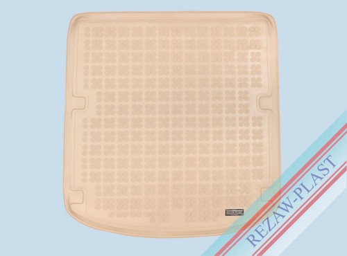 Trunk mat beige fits to: Audi A4 IV B9 2015 -