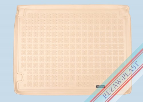 Mata bagażnika TPE (gumowa) beżowa pasuje do: Citroen BERLINGO II 2008 - 2018, Peugeot PARTNER II 2008 - 2018