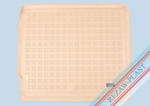 Mata bagażnika TPE (gumowa) beżowa pasuje do: Peugeot 5008 I 2009 - 2017