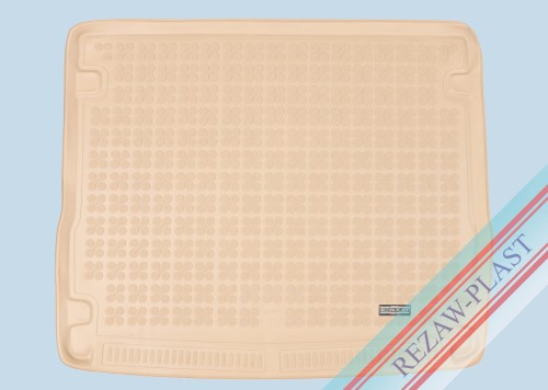 Mata bagażnika TPE (gumowa) beżowa pasuje do: Ford FOCUS II 2005 - 2011