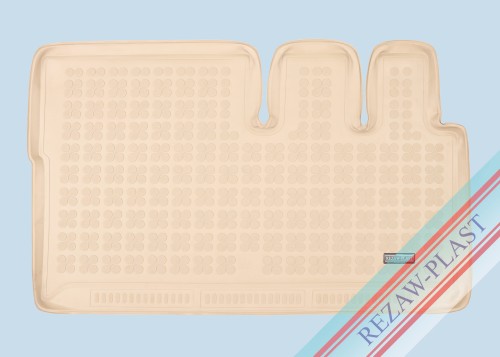 Trunk mat beige fits to: Ford TOURNEO CUSTOM 2013 - 2023