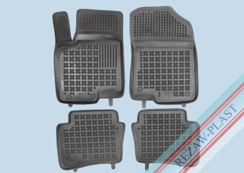 Floor mats black fit to: Hyundai i20 III 2020 -
