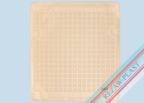 Trunk mat beige fits to: Citroen BERLINGO III, Fiat DOBLO III, E - DOBLO III, Opel COMBO E, Peugeot RIFTER, E - RIFTER, Toyota PROACE CITY VERSO