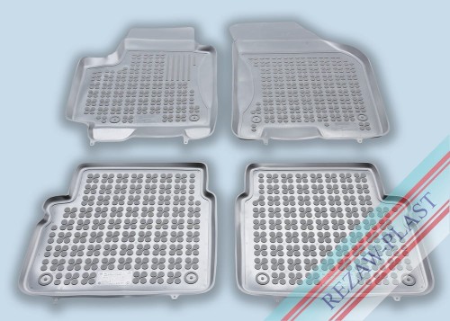 Dywaniki podłogowe szare pasują do: Chevrolet AVEO T200, T250 2002 - 2011, KALOS 2004 - 2007