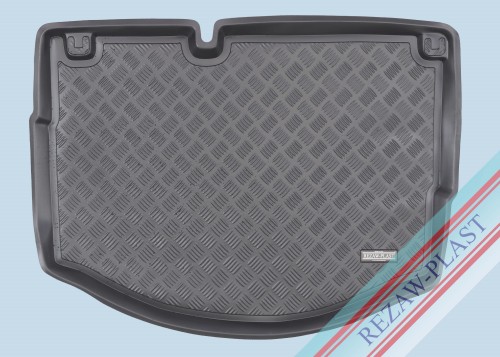 Trunk mat PE with rubber surface fits to: Citroen DS3 2009 - 2016