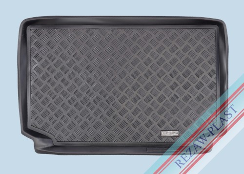Trunk mat PE with rubber surface fits to: Ford B - MAX 2012 - 2017