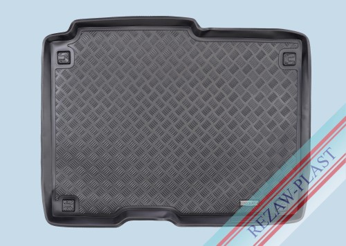 Trunk mat PE with rubber surface fits to: Ford TOURNEO CONNECT II 2013 - 2022