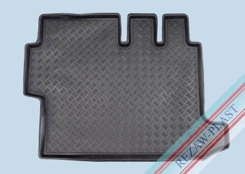 Trunk mat PE with rubber surface fits to: Ford TRANSIT CUSTOM I 2012 - 2023