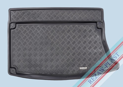Trunk mat PE with rubber surface fits to: Hyundai i30 I 2007 - 2012