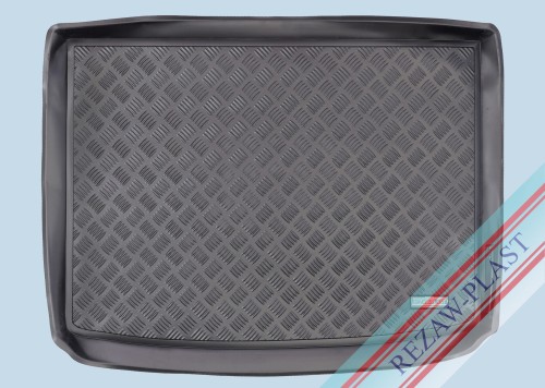 Trunk mat PE with rubber surface fits to: Mercedes W177 A - KLASA AMG 2018 -