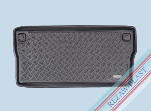 Trunk mat PE with rubber surface fits to: Citroen SPACETOURER 2016 -, Opel ZAFIRA LIFE 2019 -, Peugeot TRAVELLER 2016 - 2024, Toyota PROACE VERSO II 2016 - 2024