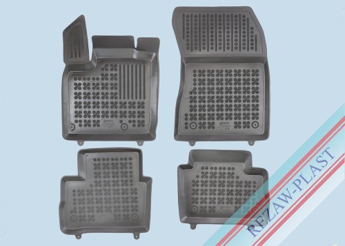 Floor mats black fit to: Nissan QASHQAI III 2021 - 2024