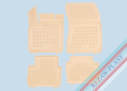 Floor mats beige fit to: Nissan QASHQAI III 2021 - 2024