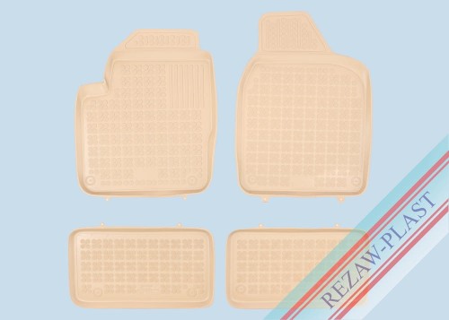 Floor mats beige fits to: Ford GALAXY I 1995 - 2006, Seat ALHAMBRA I 1996 - 2010, Volkswagen SHARAN I 1995 - 2010