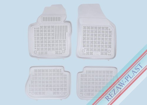 Floor mats grey fit to: Volkswagen CADDY III, IV 2004 - 2020, CADDY III, IV MAXI LIFE 2007 - 2020