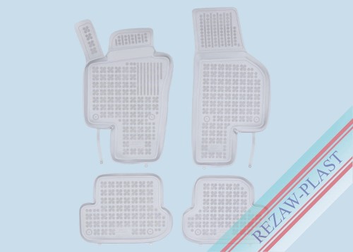 Dywaniki podłogowe szare pasują do: Volkswagen BEETLE 2011 - 2018