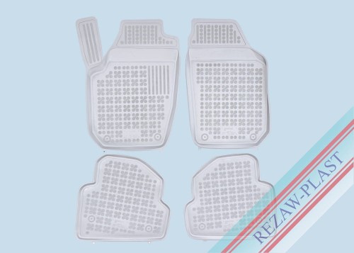 Dywaniki podłogowe szare pasują do: Skoda FABIA II 2007 - 2014