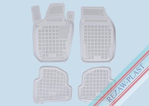 Dywaniki podłogowe szare pasują do: Skoda FABIA III 2014 - 2021