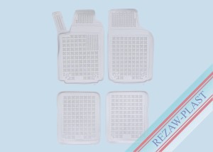 Dywaniki podłogowe szare pasują do: Audi A2 1999 - 2005