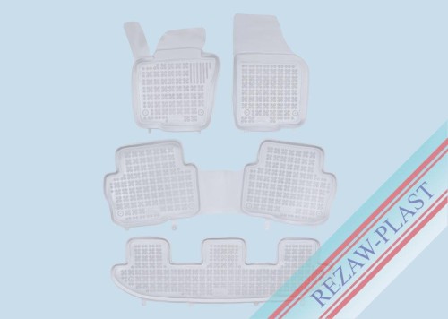 Floor mats grey fit to: Seat ALHAMBRA II 2010 - 2020, Volkswagen SHARAN II 2010 - 2022