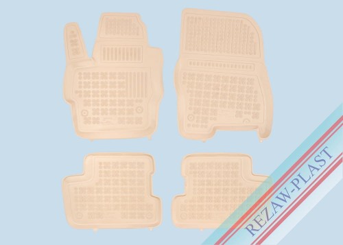 Floor mats beige fit to: Mazda 3 I, II 2003 - 2013