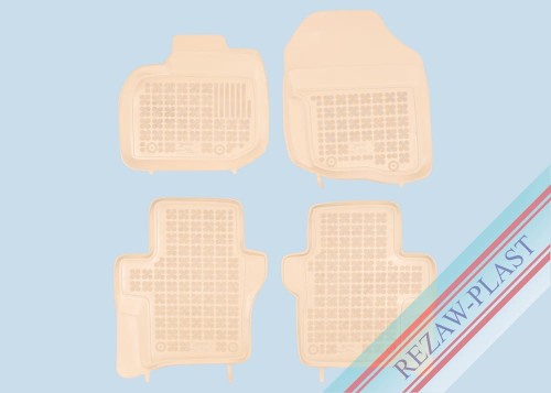 Dywaniki podłogowe beżowe pasują do: Honda CITY V 2008 - 2013