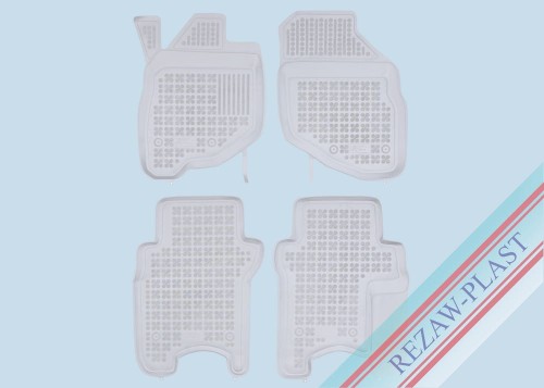 Dywaniki podłogowe szare pasują do: Honda JAZZ II (GD) 2002 - 2008