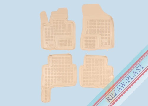 Dywaniki podłogowe beżowe pasują do: Kia SORENTO II 2009 - 2012