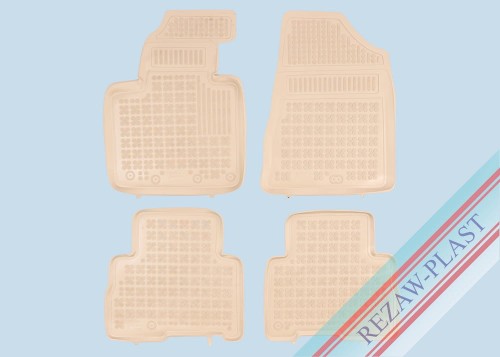 Dywaniki podłogowe beżowe pasują do: Kia SORENTO II 2012 - 2015