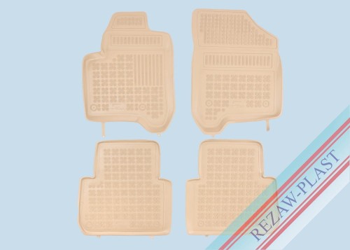 Floor mats beige fit to: Citroen C3 PICASSO 2008 - 2017