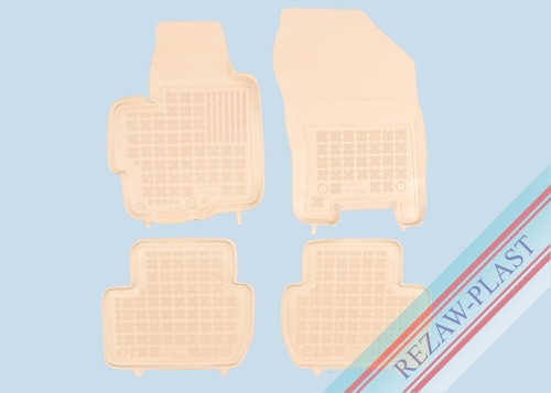 Dywaniki podłogowe beżowe pasują do: Citroen C - CROSSER 2007 - 2012