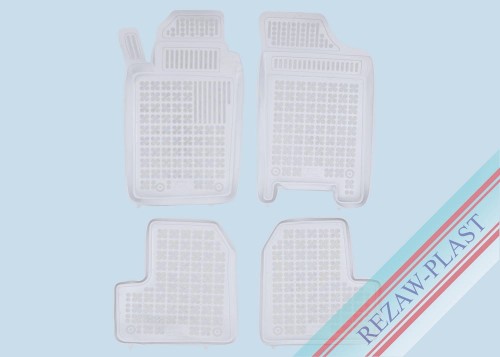 Dywaniki podłogowe szare pasują do: Peugeot 206 1998 - 2012, 206+ 2009 - 2012