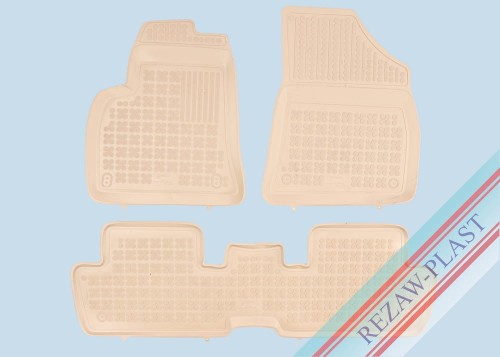 Dywaniki podłogowe beżowe pasują do: Peugeot 3008 I 2009 - 2016