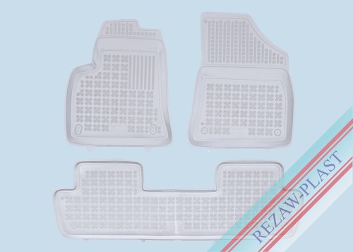 Floor mats grey fit to: Peugeot 5008 I 2009 - 2017