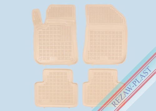 Floor mats beige fit to: Peugeot 308 II 2014 - 2021