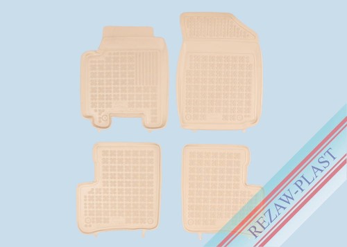 Dywaniki podłogowe beżowe pasują do: Toyota YARIS I 1999 - 2005