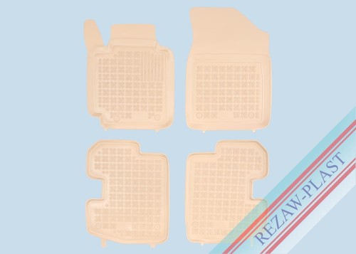 Dywaniki podłogowe beżowe pasują do: Toyota YARIS I 1999 - 2005