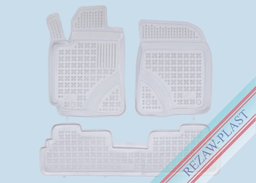 Floor mats grey fit to: Toyota COROLLA VERSO II 2004 - 2009