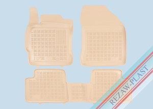 Dywaniki podłogowe beżowe pasują do: Toyota AURIS II 2012 - 2018
