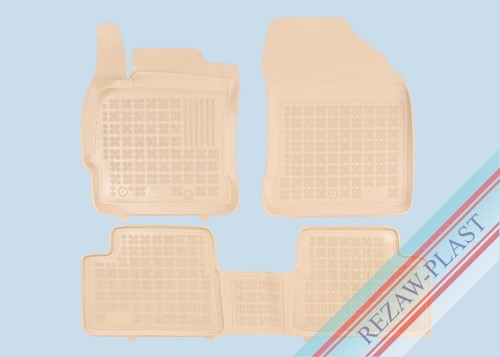 Floor mats beige fit to: Toyota AURIS II 2012 - 2018