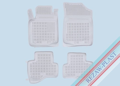 Dywaniki podłogowe szare pasują do: Citroen C1 II 2014 - 2021, Toyota AYGO II 2014 - 2021