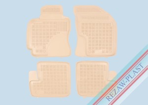 Dywaniki podłogowe beżowe pasują do: Toyota RAV4 II 2000 - 2003